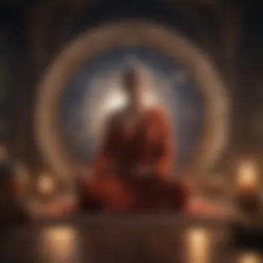 Creating a Harmonious Meditative Environment Meditative space with astrological elements