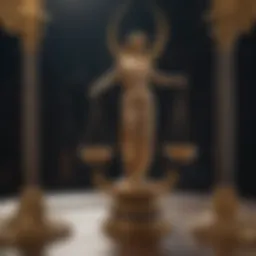 Symbolic representation of Libra's balance and harmony
