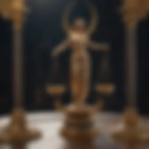 Symbolic representation of Libra's balance and harmony