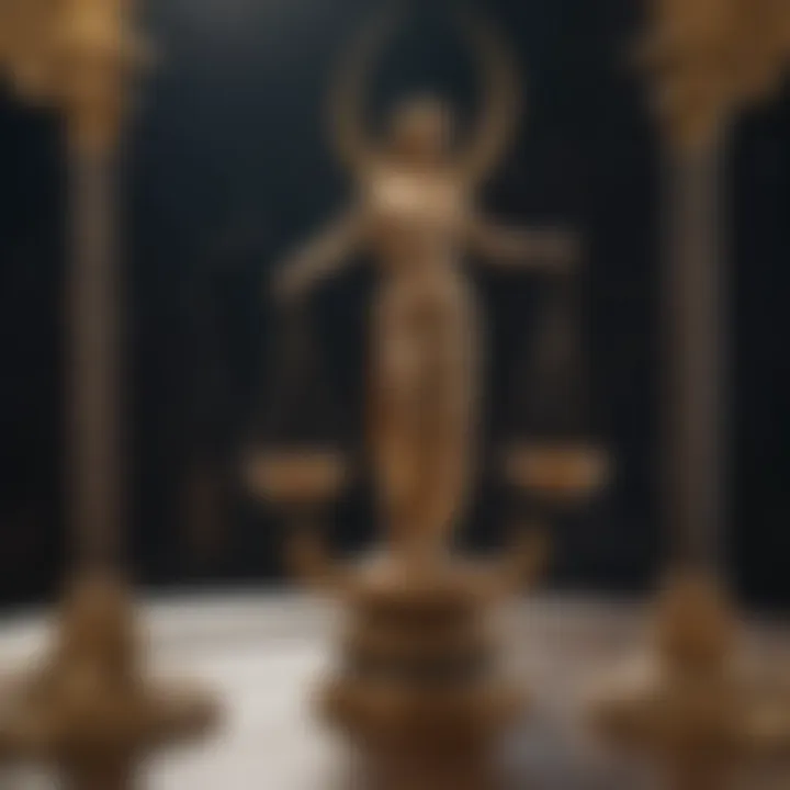 Symbolic representation of Libra's balance and harmony