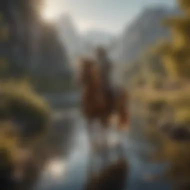 Adventurous Spirit of Sagittarius A serene landscape reflecting the adventurous spirit of Sagittarius
