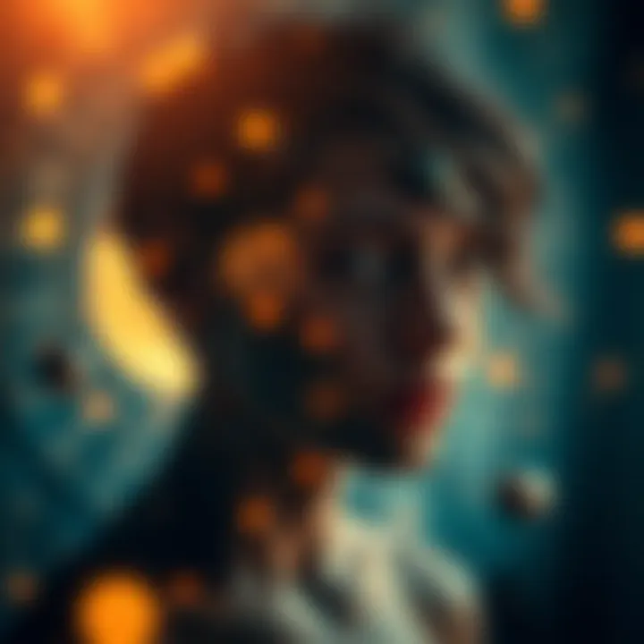 Influence of Astrology on Personality Abstract illustration of personality traits influenced by astrology