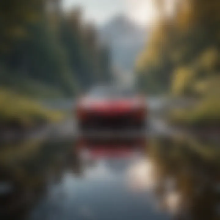 A serene landscape symbolizing reflection and decision-making