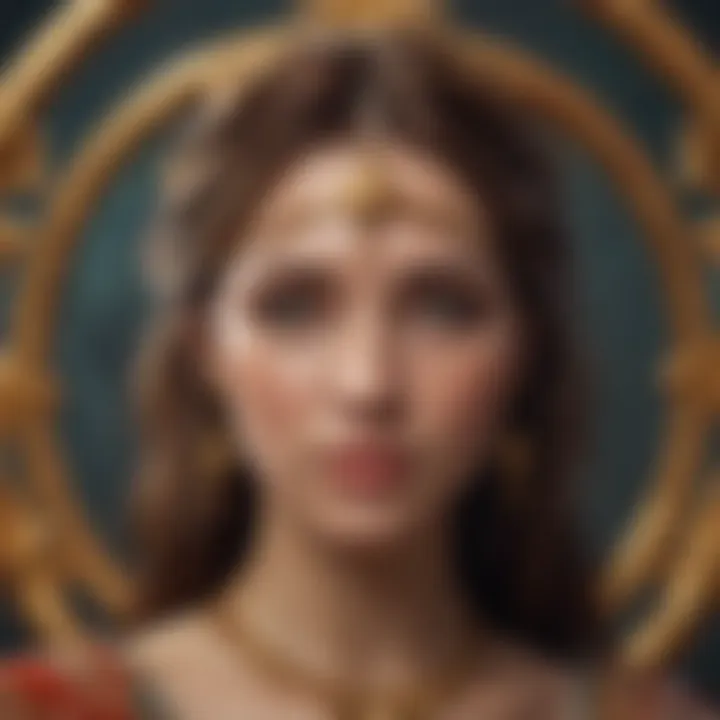 A vibrant representation of Sagittarius traits with astrological symbols