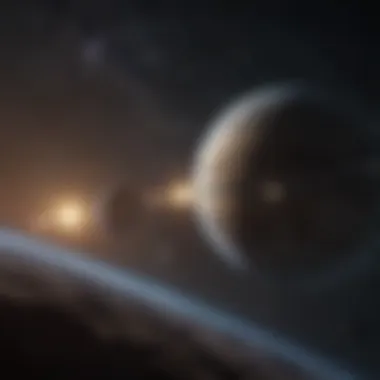 Planetary Alignment and Influence Illustration of planets aligning in the night sky