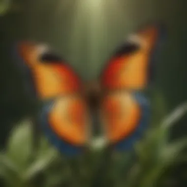 A symbolic image of a butterfly emerging from a chrysalis, signifying transformation.