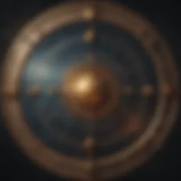 A celestial chart depicting the positions of celestial bodies at the time of birth