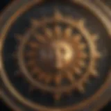 Astrological chart displaying sun, moon, and rising sign placements