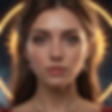 Celestial Influence on Personality Celestial bodies in alignment illustrating astrological significance