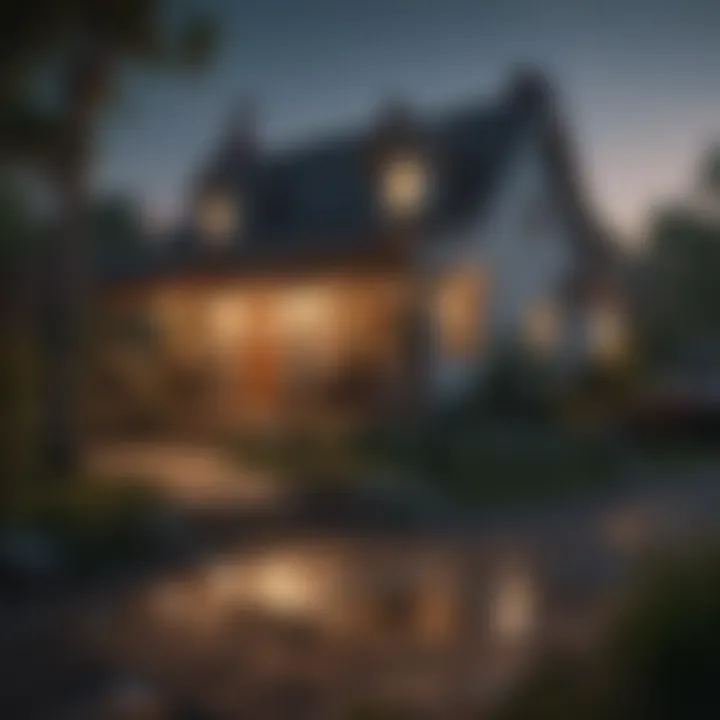 Visual representation of North Node in relation to astrological houses