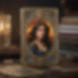 A beautifully illustrated tarot deck showcasing the major arcana cards.