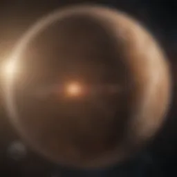 Visual representation of planetary positions in the solar system