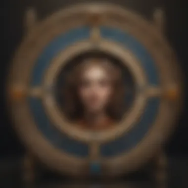 Artistic Representation of Circle Tarot and Astrology An artistic interpretation of circle tarot cards with astrological elements