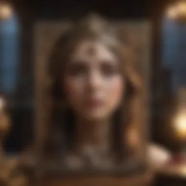 Introspection with Deviant Moon Tarot A serene environment for personal reflection using the Deviant Moon Tarot