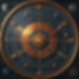 A celestial map illustrating astrological signs and their meanings.
