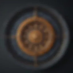 Astrological wheel showcasing zodiac signs and their meanings