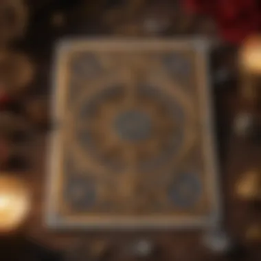 Tarot Insights: Love and Destiny Unveiled An ornate tarot card spread featuring symbols of love and destiny