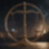 Celestial balance representing Libra's harmony