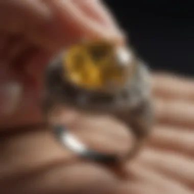 An artistic representation of the astrological significance of yellow sapphire