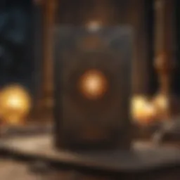 A mystical tarot card spread with astrological symbols