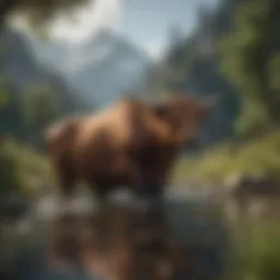 A serene landscape representing Taurus stability