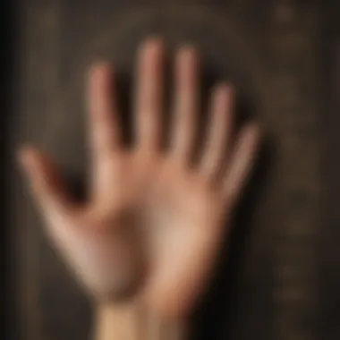 Ancient Texts on Palmistry An ancient palmistry text displaying various interpretations of palm lines