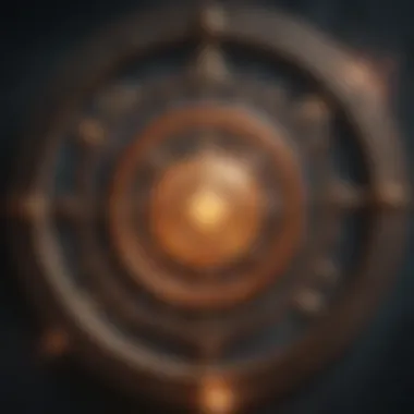Astrological Symbols and Psychic Energy Astrological symbols intertwined with mystical energy