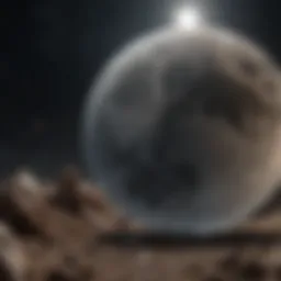 Artistic representation of the Moon in Aries