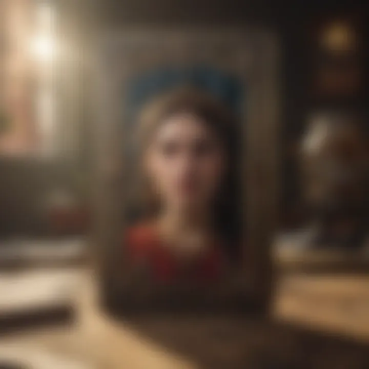 Illustration of personal development through tarot