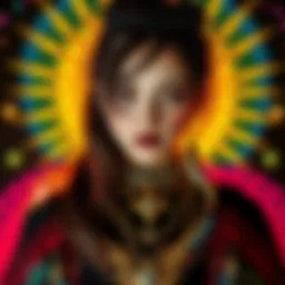 The Radiant Tarot Deck showcasing vibrant colors and intricate designs