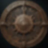 Zodiac wheel showcasing astrological symbols