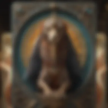 Intricate Symbolism in Thoth Tarot Cards A beautifully illustrated Thoth tarot card featuring intricate symbolism.