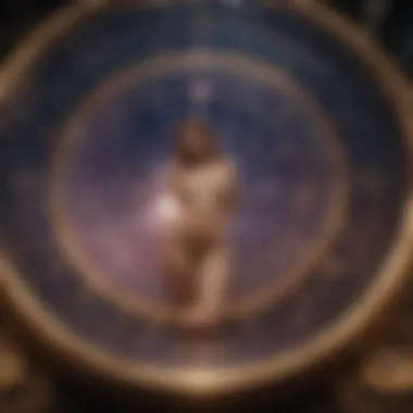 Self-Reflection Through Astrology Individual reflecting on their birth chart and personal growth