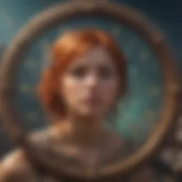 Astrological chart highlighting Scorpio traits