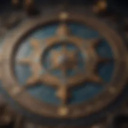 Mystical symbols representing numerology and astrology intertwined.
