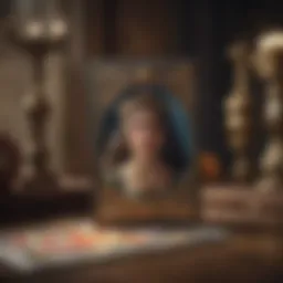 Aesthetic tarot deck showcasing vibrant artwork and unique designs.