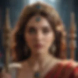 A beautifully illustrated tarot deck fanned out