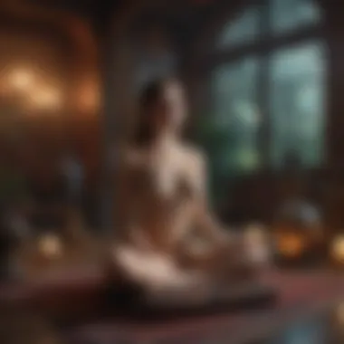 Creating a Space for Spiritual Awakening A serene meditation space fostering spiritual growth