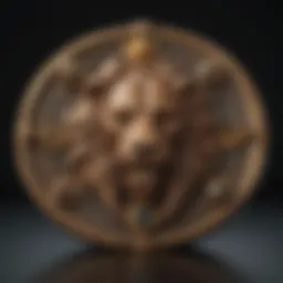 Astrological symbols of Leo and Scorpio