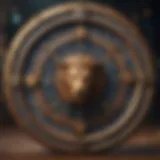 Celestial chart showcasing zodiac signs