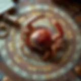 Astrological chart with Cancer sign emphasis