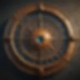 Astrological chart with Scorpio symbols