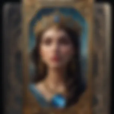 Celestial Influences in Tarot Art A beautifully illustrated tarot card featuring celestial motifs