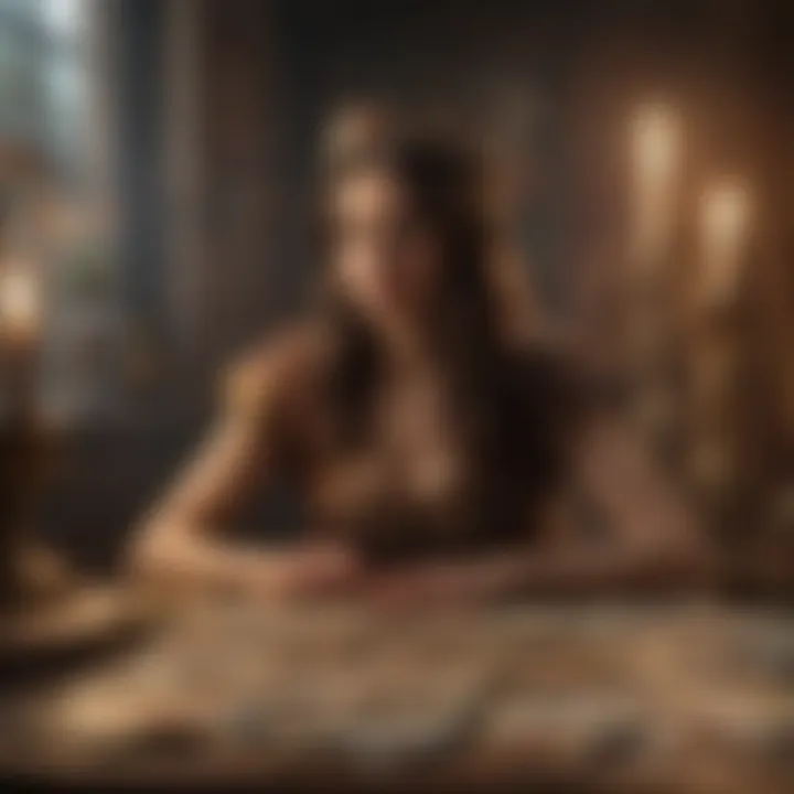 A historical representation of tarot's origins