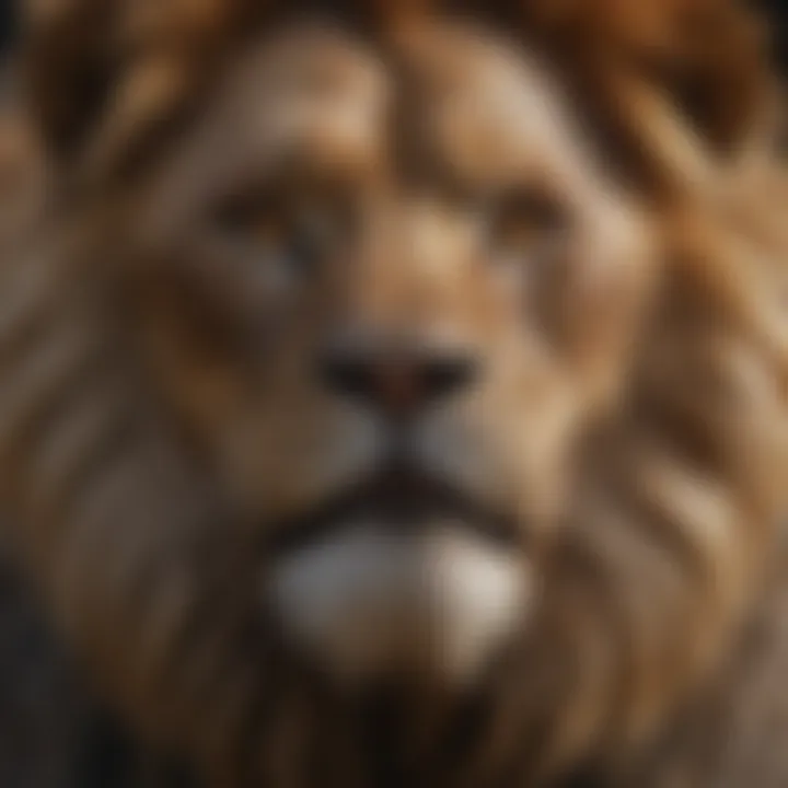 An abstract representation of Leo traits such as confidence and creativity