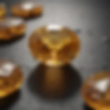 Raw Golden Sapphire A raw golden sapphire in its natural state, highlighting its rarity and mineral composition.