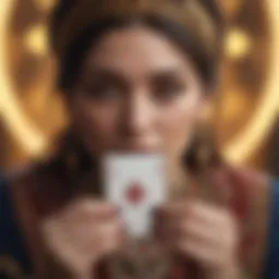 Symbolic representation of karma in card reading