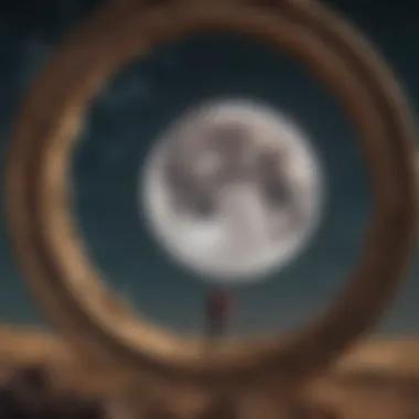 Artistic Interpretation of Spiritual Growth Through Lunar Energy Artistic interpretation of spiritual growth through lunar energy