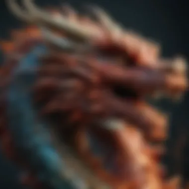 The Dragon: Emblem of Power Vibrant depiction of the Dragon showcasing power and strength
