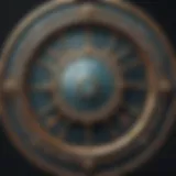 Zodiac Wheel Showcasing Pisces